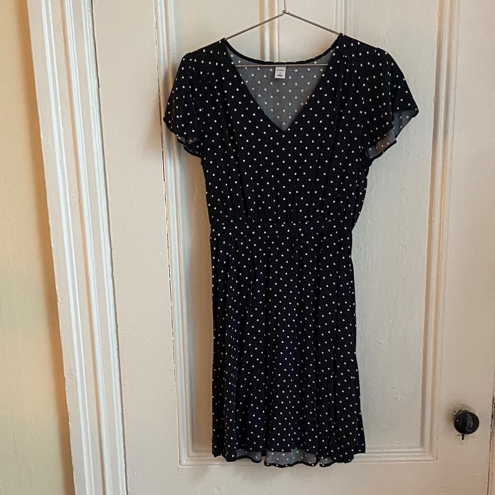 Old Navy Black and White Mini Dress